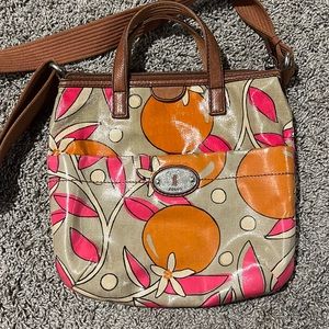 Fossil Kep-Per coated canvas crossbody